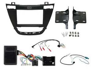 CTKVX02 DOBLE DIN NEGRO FACIA MANDOS DE DIRECCIÓN PARA VAUXHALL INSIGNIA 08-13 OEM - Imagen 1 de 1