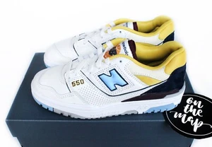 New Balance 550 Marquette White UNC Blau Gelb UK 4 5 6 7 US BB550NCF 2022 NEU - Bild 1 von 12
