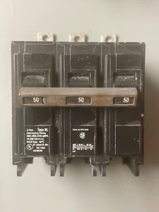 Siemens B350 3 Pole 50A Bolt On Circuit Breaker 240v - Picture 1 of 5