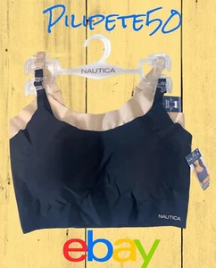 NÁUTICA 2PACK INTIMATES LOUNGE SIZE 1XL BRAS LASER CUT NT2066~BEAUTIFUL! - Picture 1 of 14