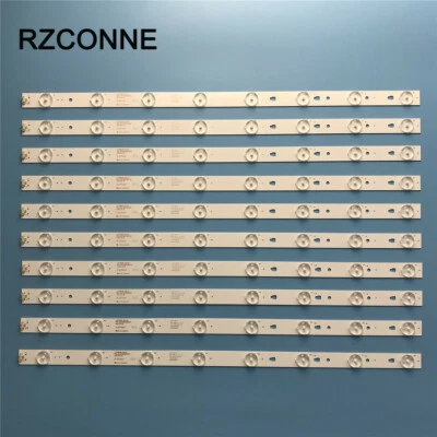 10pcs LED Strip for JVC LT-48M640 LED48D08-ZC21AG-01 LE48D8-03(D) 30348008220 - Image 1 of 4