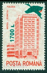2000 Bird,Egret,Hotel "Egret" / Tulcea,surcharged "Egret",Romania,Mi.5508,MNH - Picture 1 of 1