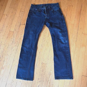 Pure Blue-Japan Syoaiya Inc. Double Indigo Slub Selvedge Denim Tapered Jeans 30 - Picture 1 of 10