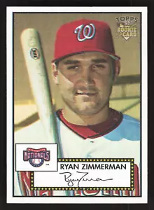 2006 Topps '52 Rookies #270 Ryan Zimmerman RC Washington Nationals - Picture 1 of 2