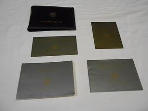 Cadillac Deville 2000 manual dueño juego de 5 piezas y estuche premium negro - Imagen 1 de 5