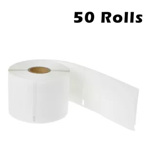 50 Rolls of 300 Large Shipping Labels for Dymo LabelWriter 450 Duo 2-5/16" x 4" - Picture 1 of 22