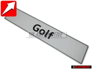 Original VW Number Plate (Self-Adhesive) - 5K0071801F - Picture 1 of 1