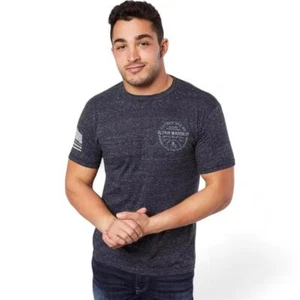 New Men's Howitzer Gray American Patriot Alpha Warrior Y2K Tee T-Shirt S-XL - Picture 1 of 3
