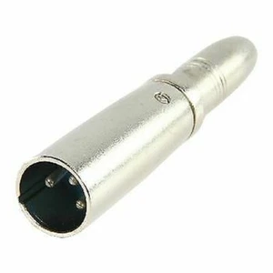 Adaptador XLR XLR 3p (M) - 6.35 Mm Hembra Plata - Imagen 1 de 1