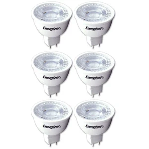 6PK Energizer LED GU5.3/MR16 5W/345LM Warm White Downlight Spot Lightbulb Bulb - Picture 1 of 2