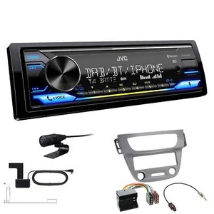 JVC 1-DIN Digital Receiver Autoradio Bluetooth DAB+ für Renault Fluence grau - Bild 1 von 6