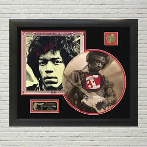 Jimi Hendrix - The Essential Custom Etched Reproduction Signed LP Display - Picture 1 of 4