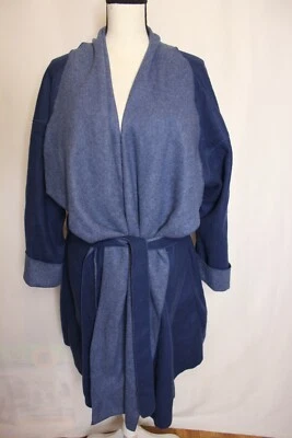 Bata envolvente Alfani Intimates ropa de salón azul almirante suave para mujer XXL NUEVA CON ETIQUETAS Foto 1 de 4