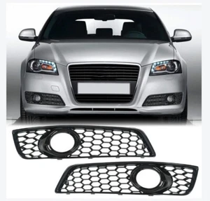 2 NEBELSCHEINWERFERGRILL RS3 LOOK FÜR AUDI A3 8P2 PHASE 2 AB 04/2008 BIS 2012 - Bild 1 von 11