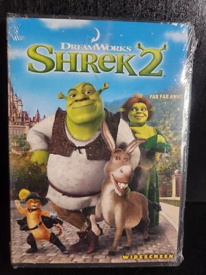 SHREK 2 DVD, 2004 WIDESCREEN DREAMWORKS NEW AND SEALED FREE SHIPPING - Image 1 of 3
