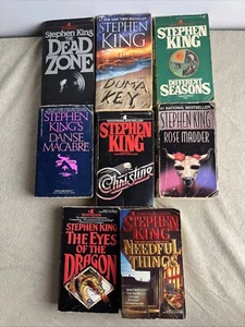 Stephen King Paperback Lot Of 8 Dead Zone Christine Duma Key Needful Things - Bild 1 von 21