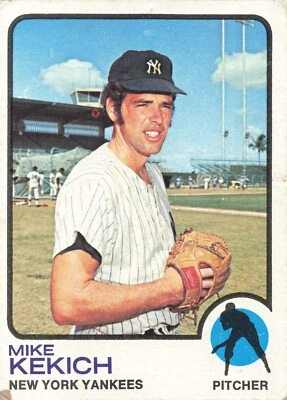 Mike Kekich New York Yankees 1973 Topps #371 Baseball Card - Image 1 of 2