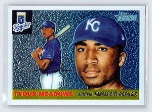 TYDUS MEADOWS 2004 Topps Heritage Chrome THC90 Kansa City Royals 0255/1955