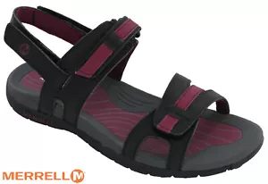 Sandali Merrell Lissum Ridge Convert donna punta aperta da passeggio chiusura touch UK 4-8 - Foto 1 di 6