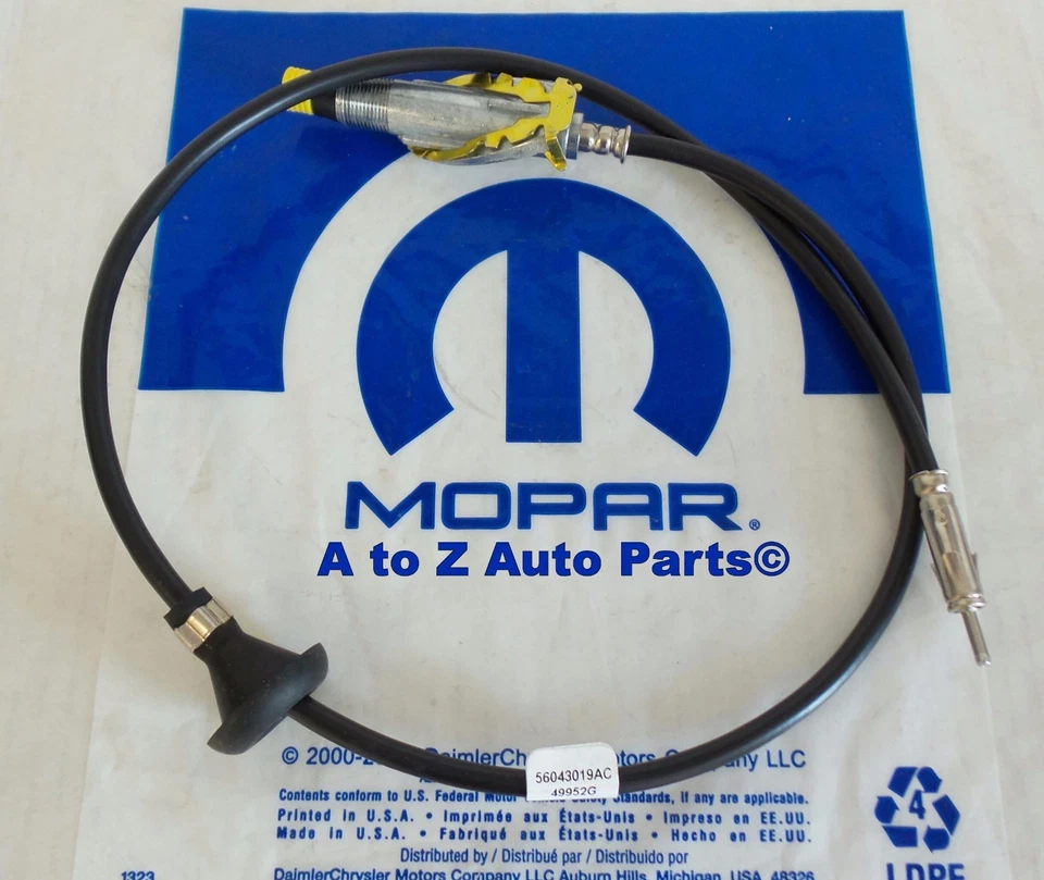 NEW 1994-2001 Dodge Ram 1500-3500,Radio Antenna Cable / Body Assembly,OEM Mopar - Image 1 of 1