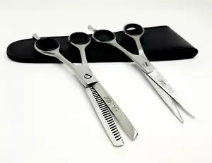 Profi Friseurscheren Set 2-teilig Haarschere 5,5 Zoll Scharf Haarschneideschere - Bild 1 von 12