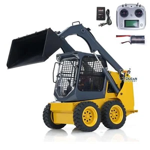 1:14 Metall Hydraulischer RC Kompaktlader SM450 RTR Funkfernsteuerung Auto Licht - Picture 1 of 12