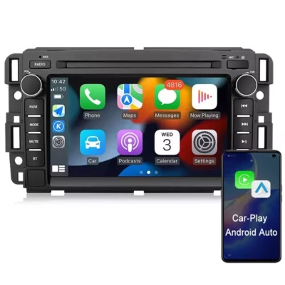For GMC Yukon Chevy Silverado Sierra in Dash Android Car Stereo Radio GPS SWC - Image 1 of 4