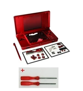 New Replacement Red Housing Shell kit for DS Lite, NDSL DSL Casing Repair Part - Picture 1 of 2