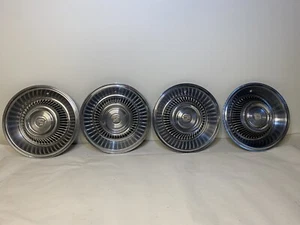 Factory 1963 1964 Cadillac Coupe Deville Sedan Fleetwood hubcaps wheel covers - Picture 1 of 11