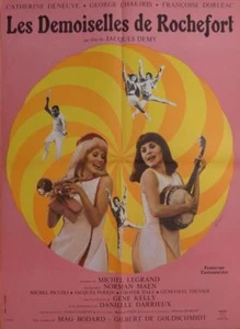 LES DEMOISELLES DE ROCHEFORT - DENEUVE / DEMY - PÓSTER DE PELÍCULA ORIGINAL FRANCÉS - Imagen 1 de 1