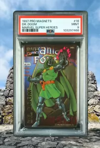 Dr. Doom 1997 Marvel Pro Magnets Super Heroes PSA 9 MINT POP 3 None^ Doctor 1996 - Picture 1 of 4