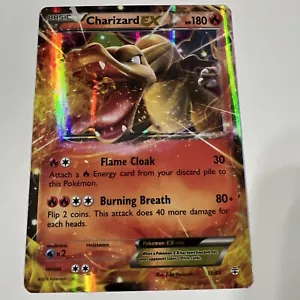 Pokemon Karte Charizard EX 11/83 Ultra Extended Holo Rare 180 HP - Bild 1 von 24