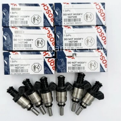​​​6 piezas inyectores de combustible 1427240 para 99-06 BMW 320i 325ci 325i 325xi 525i X3 Z3 Z4 Foto 1 de 4