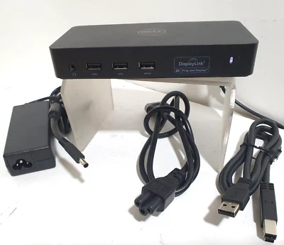 Dell D3100 36m9k docking station dock HDMI con alimentatore 0MGJN9 e cavo USB - Image 1 of 4