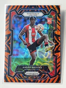 2023-24 Panini Prizm Choice Andre Brooks Tiger Stripe SSP - Sheffield United RC - Picture 1 of 2