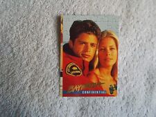 Sports Time 1995: Baywatch "CONFIDENTIAL" #28 Trading Card RARE MISCUT