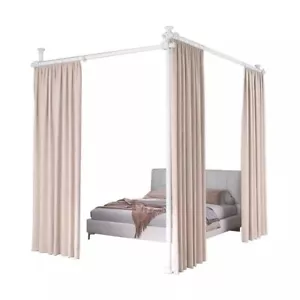Divider Metal Curtain Partition No punching required Frame Salon Beauty Spa - Picture 1 of 10