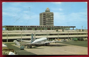 New York Idlewild International Airport Queens arrival building postcard - Picture 1 of 2