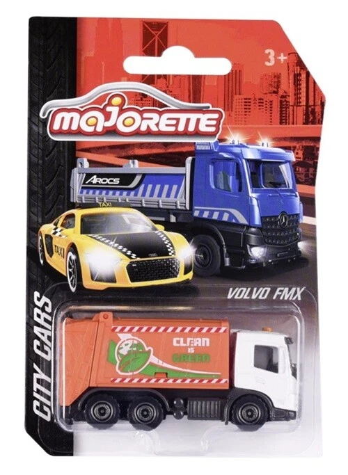 Majorette 212057500 - City Cars - Volvo Fmx - Garbage Truck / Clean Is Green - - Image 1 of 1