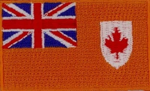 5 piezas parches bordados bandera de la Gran Logia Naranja de Canadá 2,5"x1,5" planchados - Imagen 1 de 1