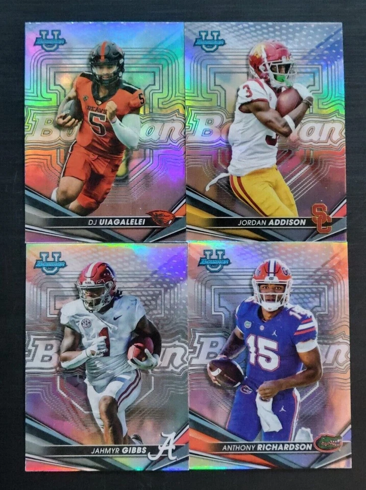 2022 Bowman's Best University Football REFRACTORS You Pick the Card - Image 1 of 1