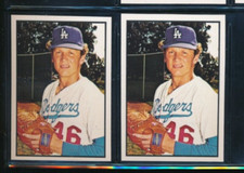 Lot (2) 1978 SPCC #55 Burt Hooton Los  Angeles Dodgers Hand Cut  (AQ51)