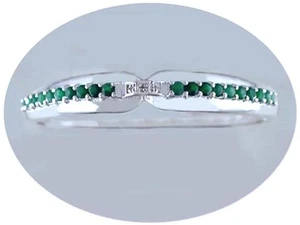 AGATE & DIAMOND BANGLE BRACELET  - Foto 1 di 1