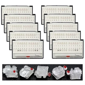 10 soportes de ortodoncia dental autoligables Ormco Damon cerámica Roth 022 345 - Imagen 1 de 19