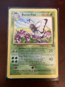 Butterfree 33/64 Jungle Regular Pokemon Karte 1999 - Bild 1 von 2
