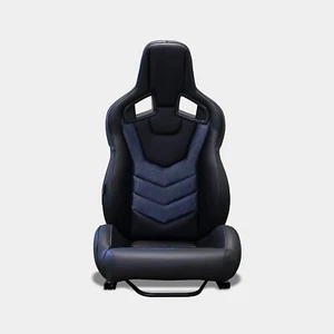 M MODAUTO EUROPA S.L. Asiento Coche SEMIBAQUET SIMPRO CUERO y Alcantara AZUL - Imagen 1 de 8