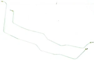 1968-72 Nova TH350 / TH400 Original Material Transmission Cooler Lines (With 8" - Picture 1 of 1