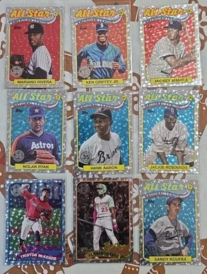 Lote de 23 tarjetas 2024 Topps 1989 35 aniversario - ¡Todas las estrellas y RC!  Foto 1 de 3