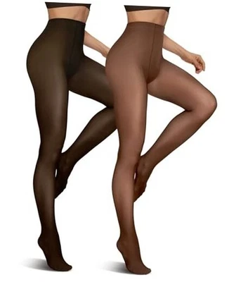  2 pares forrados de vellón pequeño-mediano café transparente/negro transparente 80 g-sin vellón Foto 1 de 4