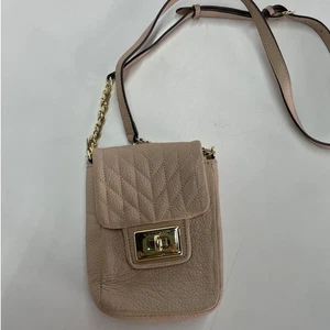 Karl Lagerfeld Handtasche Damen hellbraun beige Crossbody Agyness gesteppt Mini Bag Leder - Bild 1 von 11